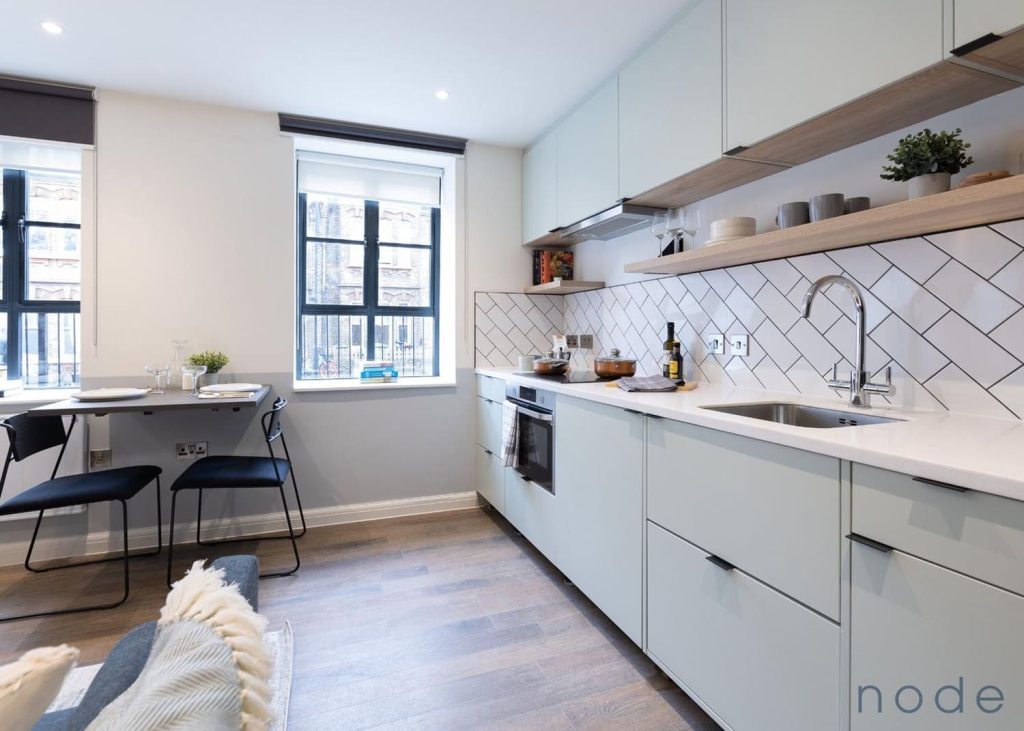 Node London Brixton - Apt 10 - Kitchen- Dining Room-1 WM