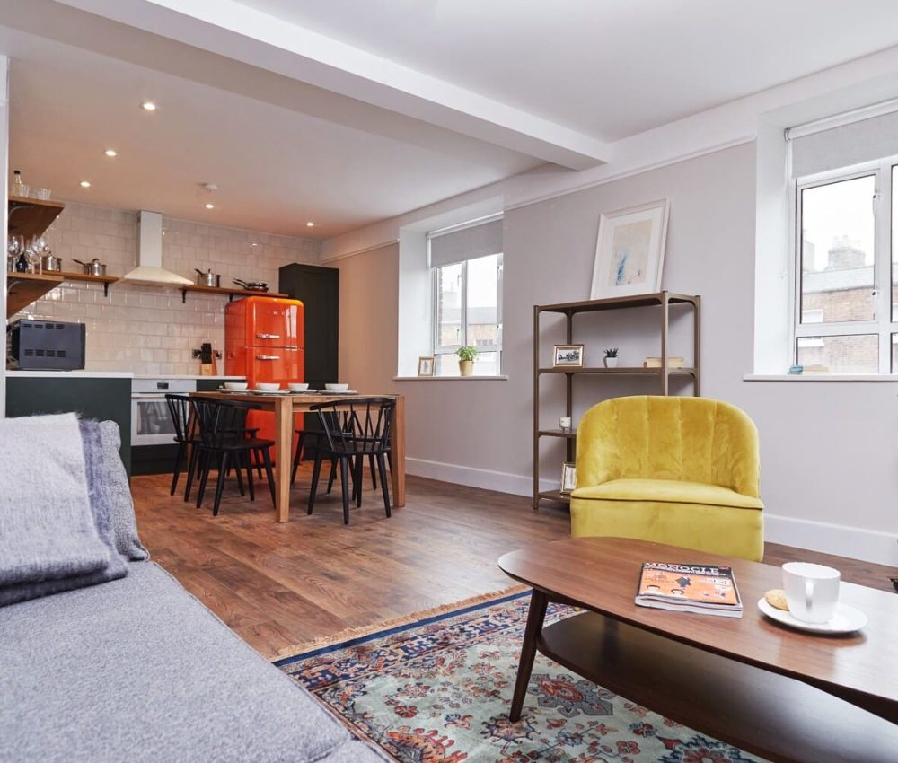 Node Living Fitzwilliam Square - Coliving Room Premium - Living Room 5