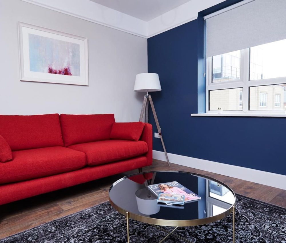 Node Living Fitzwilliam Square - Coliving Room Standard - Living Room-2