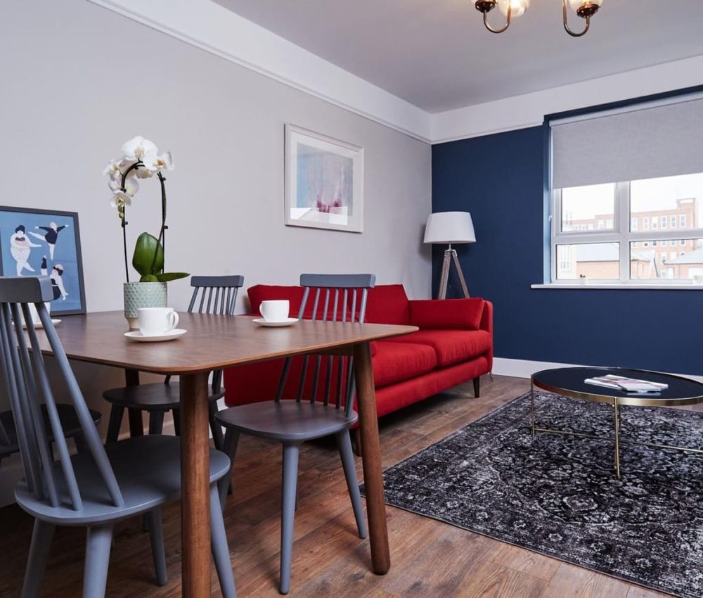 Node Living Fitzwilliam Square - Coliving Room Standard - Living Room-3