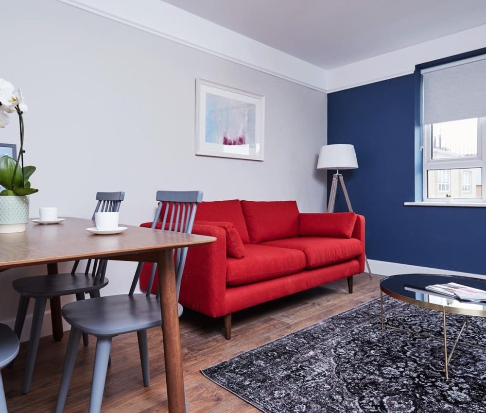 Node Living Fitzwilliam Square - Coliving Room Standard - Living Room-4