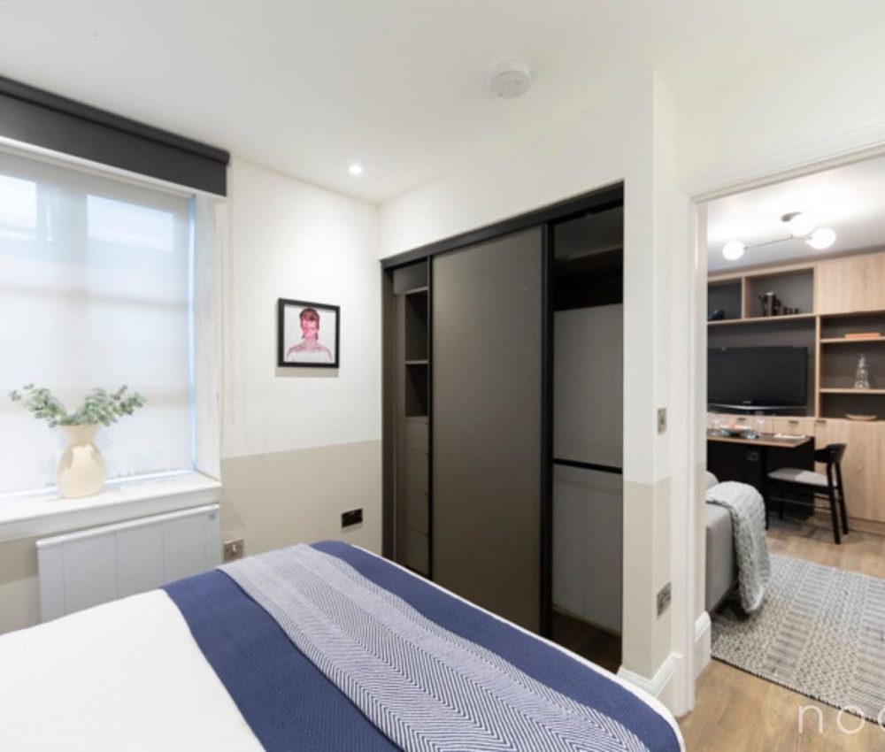 Node London Brixton - 1 Bed Apt Bedroom_Living Room 3 WM
