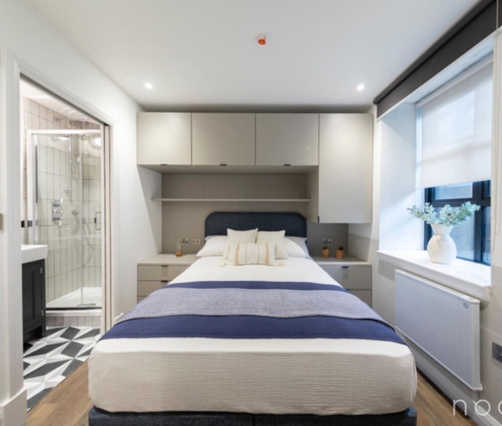 Node London Brixton - 1 Bed Apt Bedroom_Shower WM