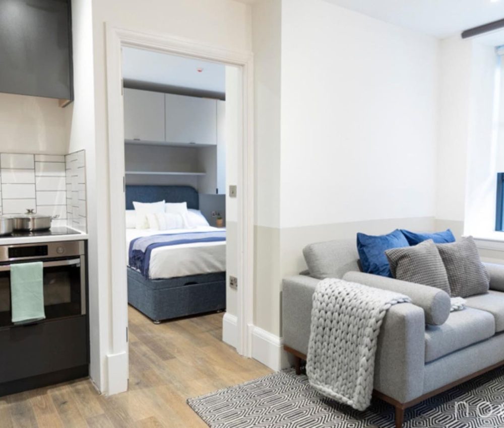 Node London Brixton - 1 Bed Apt Kitchen_Living Room_Bedroom WM