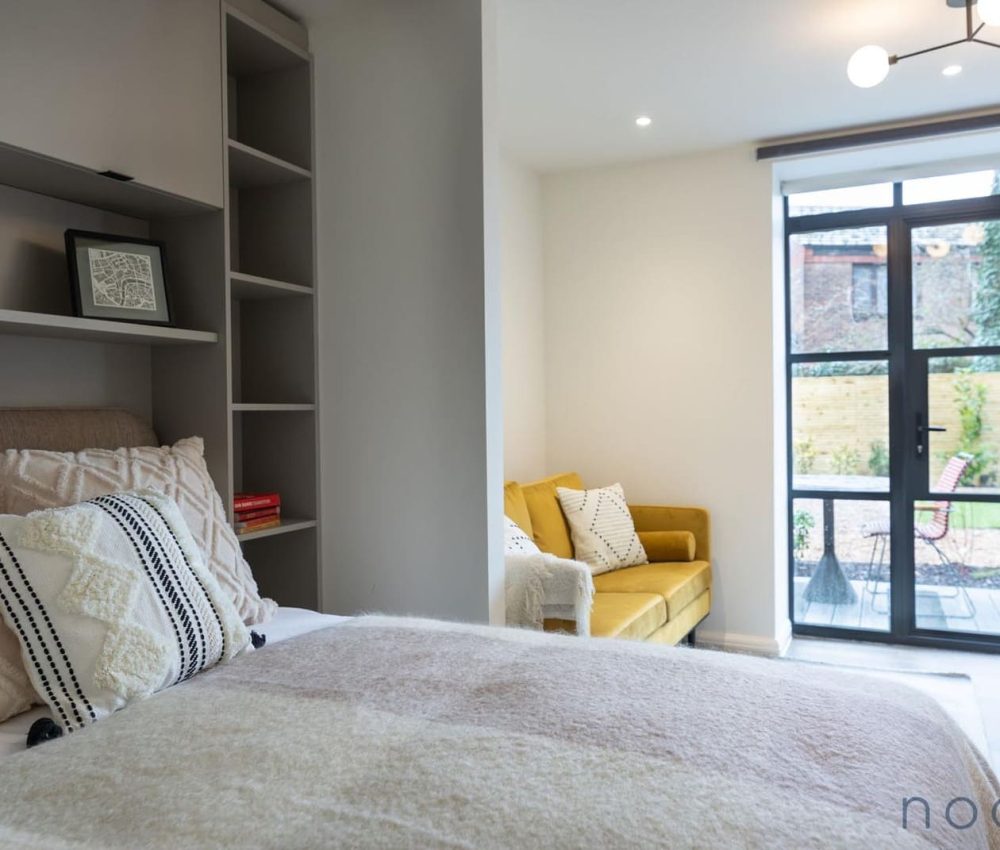 Node London Brixton - Apt 04 - Bedroom - Living Room -1 WM