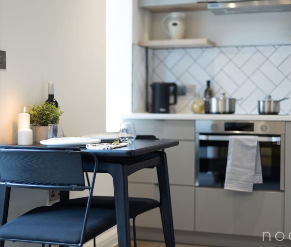 Node London Brixton - Apt 04 - Dining Room - Kitchen -1 WM