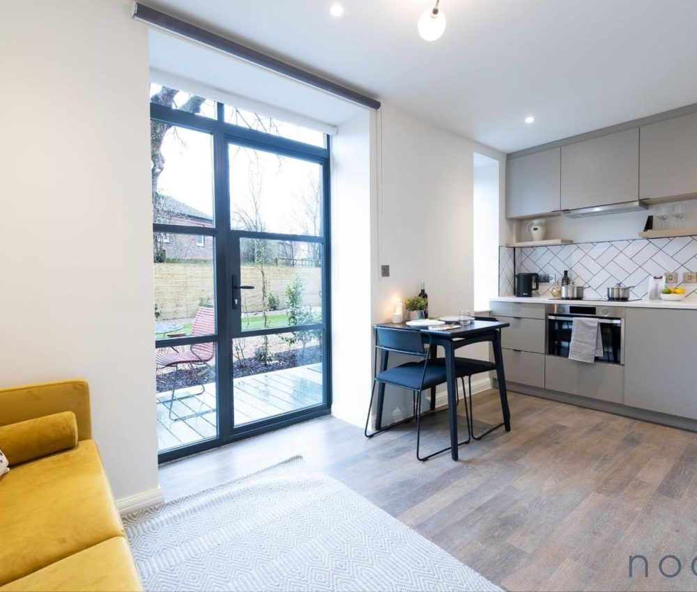 Node London Brixton - Apt 04 - Living Room _ Kitchen WM