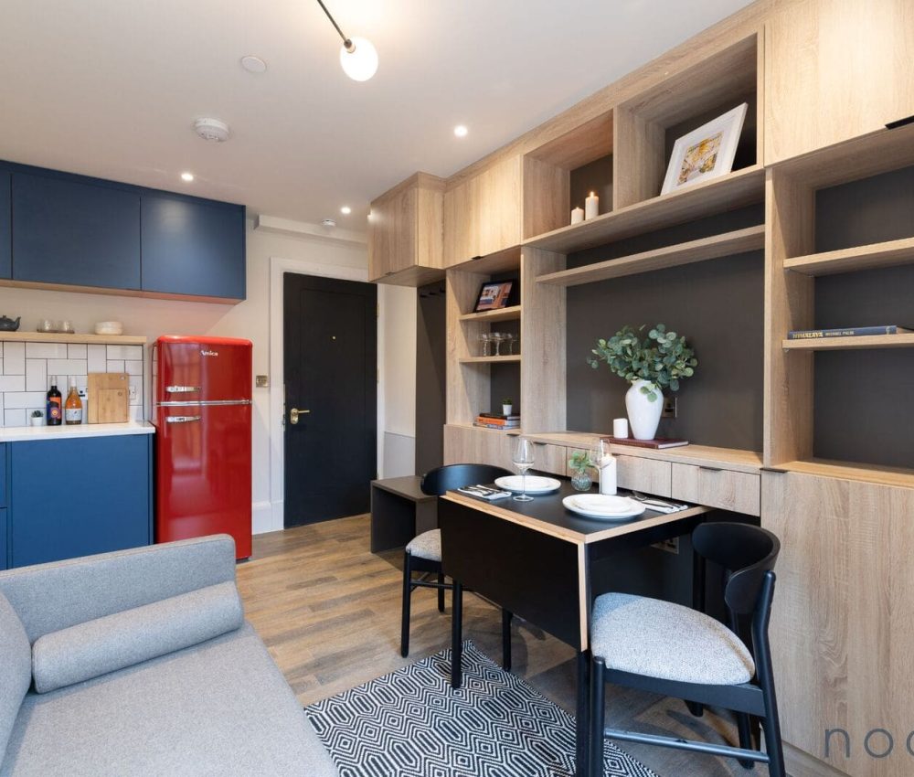 Node London Brixton - Apt 07 - Living Room - Dining Room - Kitchen-1 WM