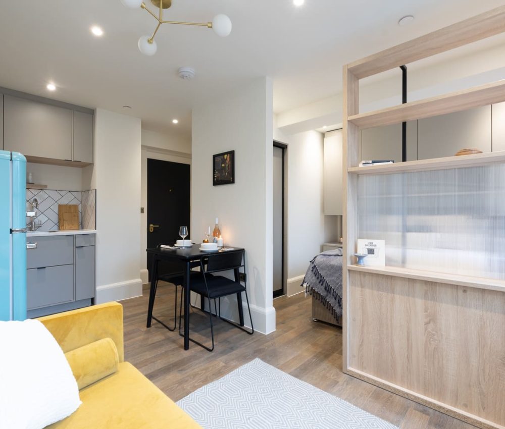 Node London Brixton - Apt 22 - Kitchen - Living Room - Dining Room-3
