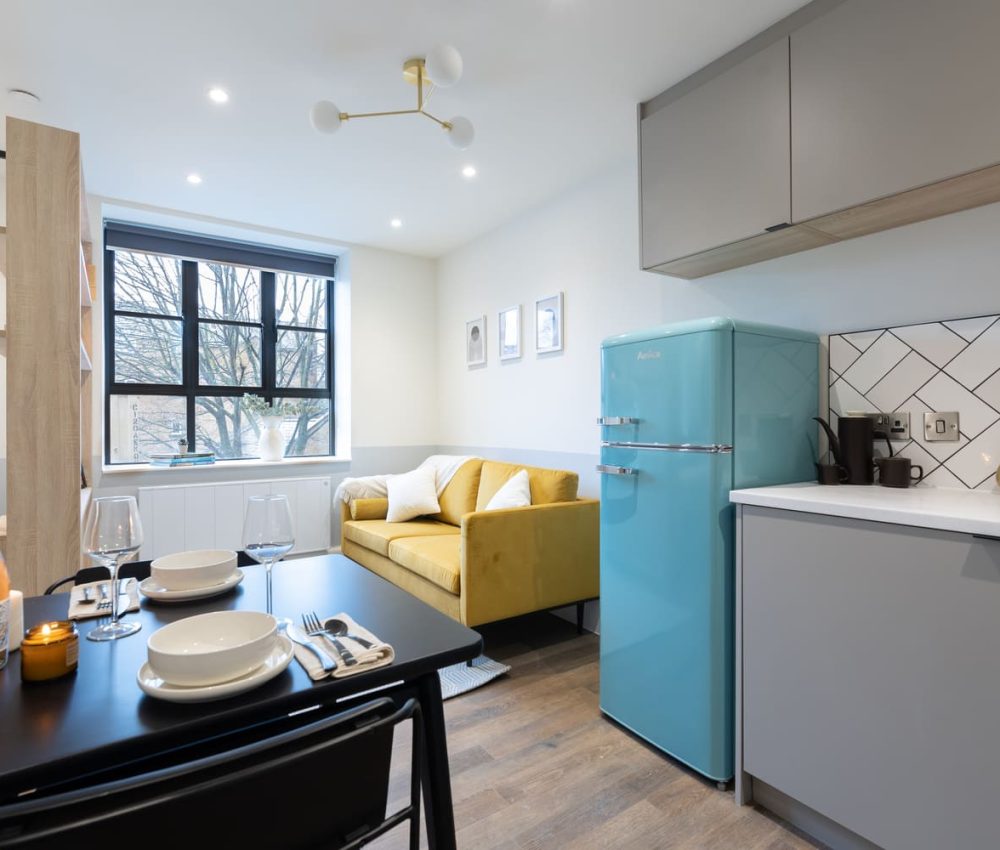 Node London Brixton - Apt 22 - Kitchen - Living Room - Dining Room-4