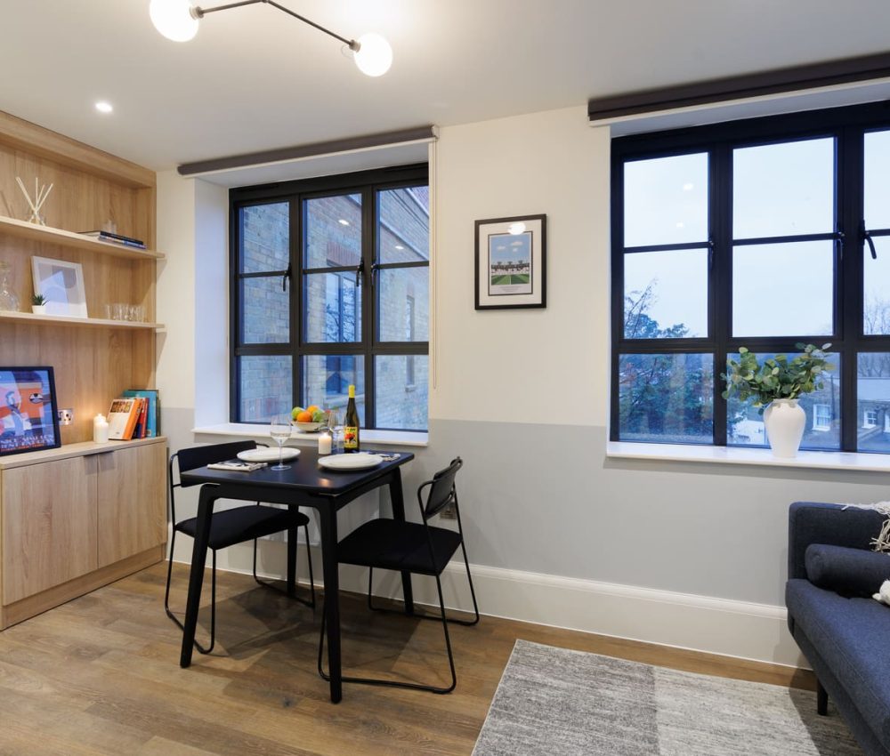 Node London Brixton - Apt 53 - Dining Room- Living Room-1