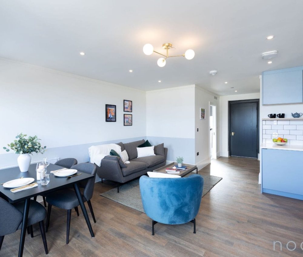 Node London Brixton - Apt 58 - Kitchen - Living Room - Dining Room-2 WM