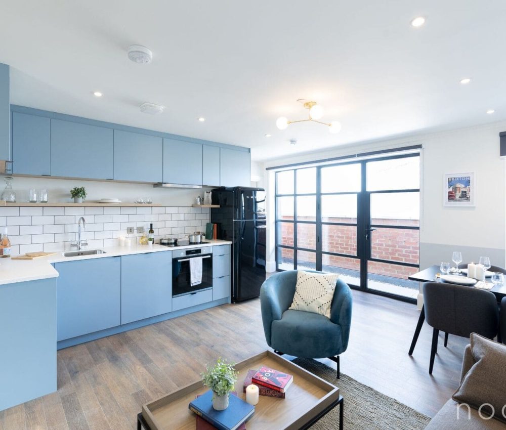 Node London Brixton - Apt 58 - Kitchen - Living Room - Dining Room-3 WM