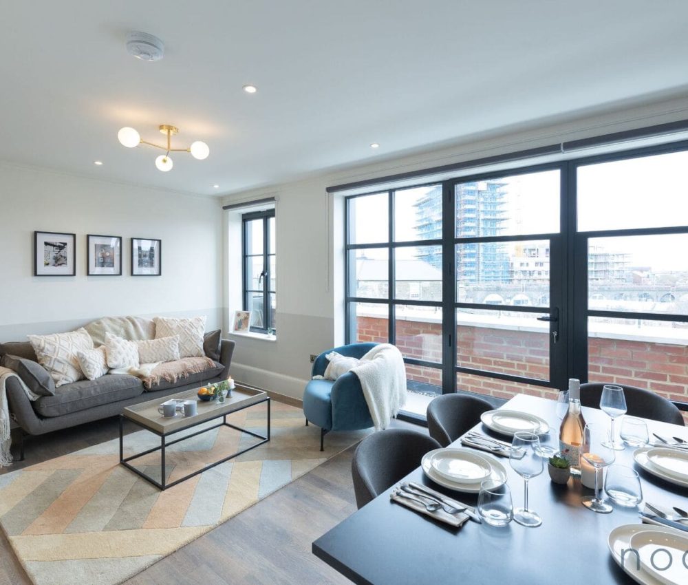 Node London Brixton - Apt 60 - Living Room - Dining Room -1 WM