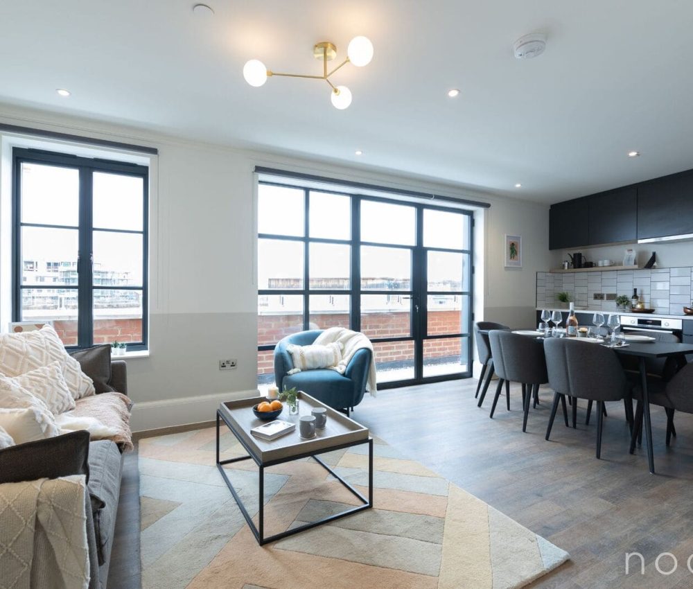 Node London Brixton - Apt 60 - Living Room - Dining Room - Kitchen-1 WM