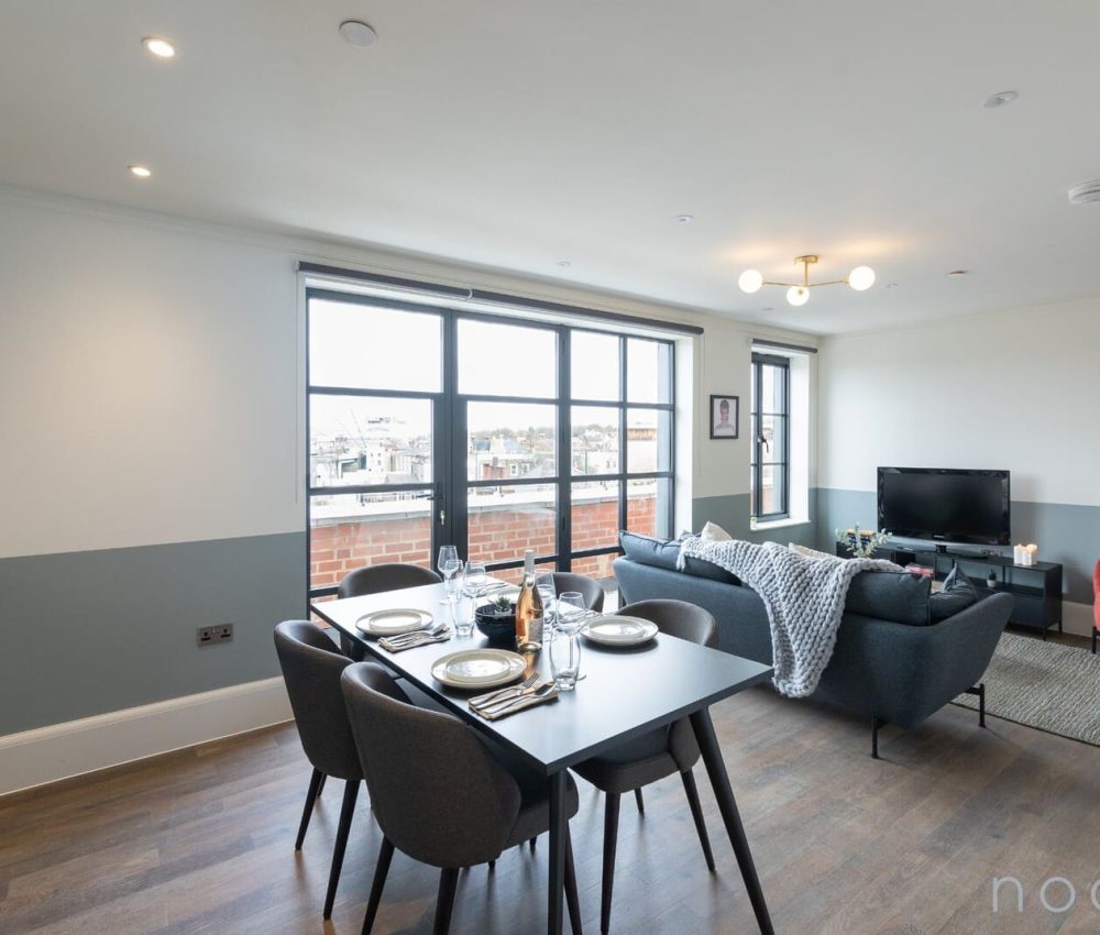 Node London Brixton - Apt 62 - Kitchen - Dining Room - Living Room-1 WM