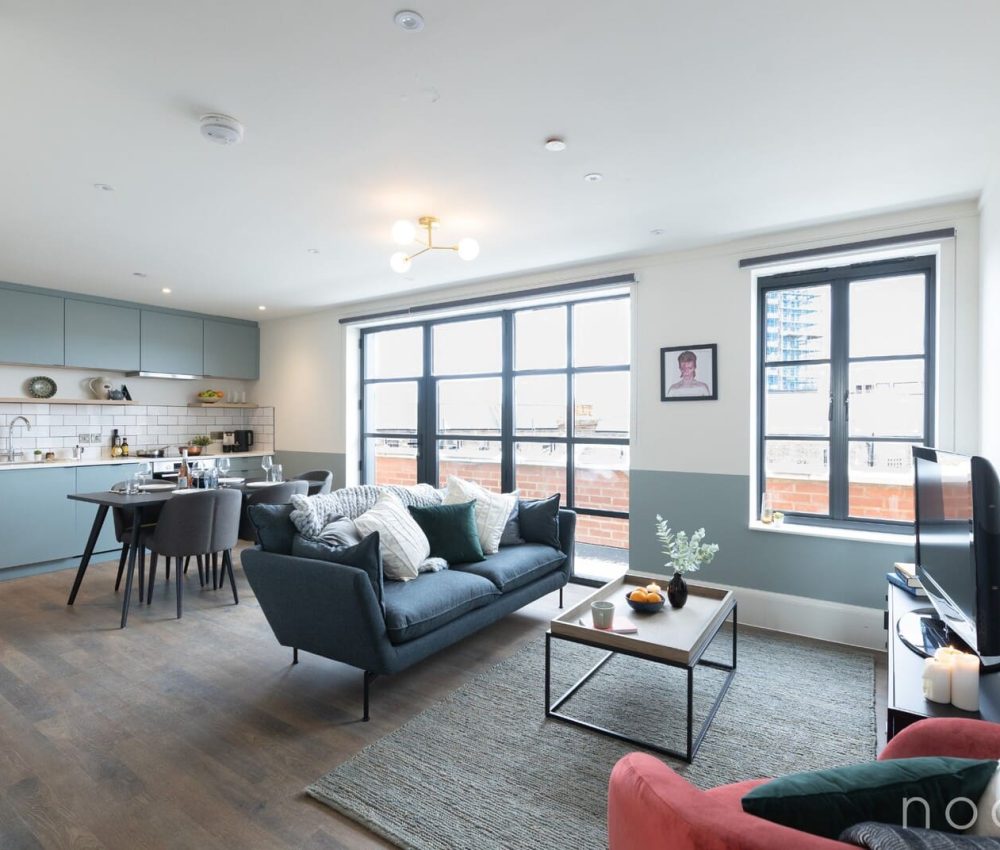 Node London Brixton - Apt 62 - Kitchen - Dining Room - Living Room-2 WM