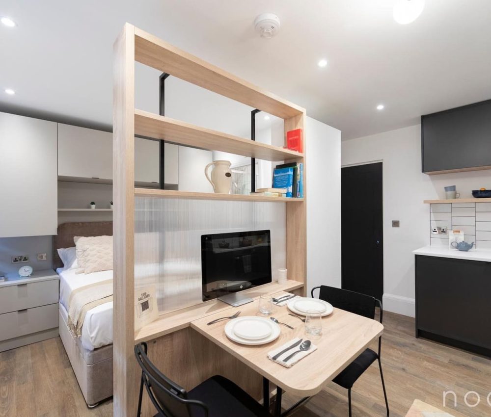 Node London Brixton - Studio_ Kitchen_Living Room_Bedroom WM